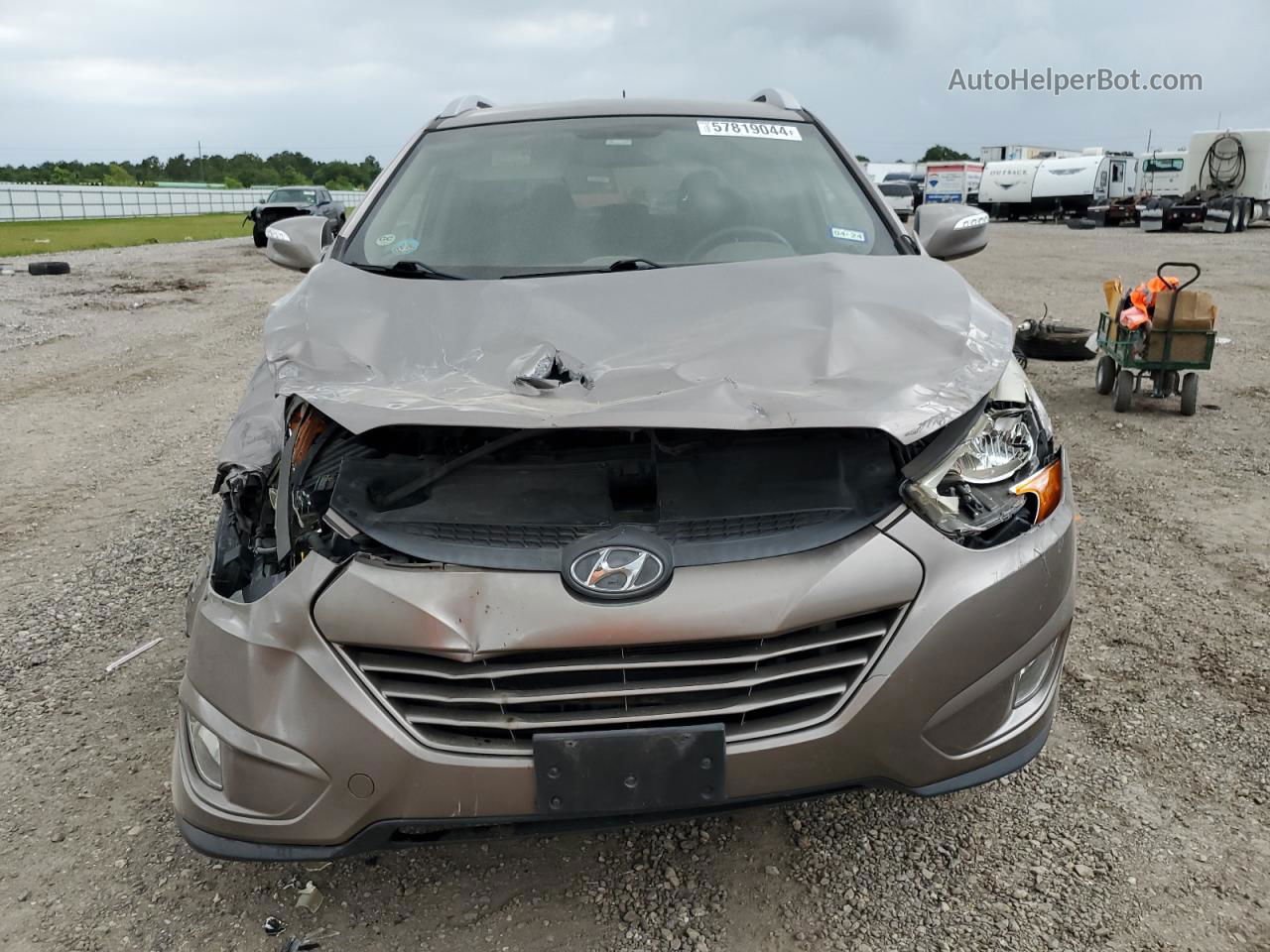 2013 Hyundai Tucson Gls Brown vin: KM8JU3AC2DU561345