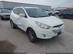 2013 Hyundai Tucson Gls White vin: KM8JU3AC2DU562124