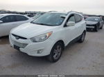 2013 Hyundai Tucson Gls White vin: KM8JU3AC2DU562124