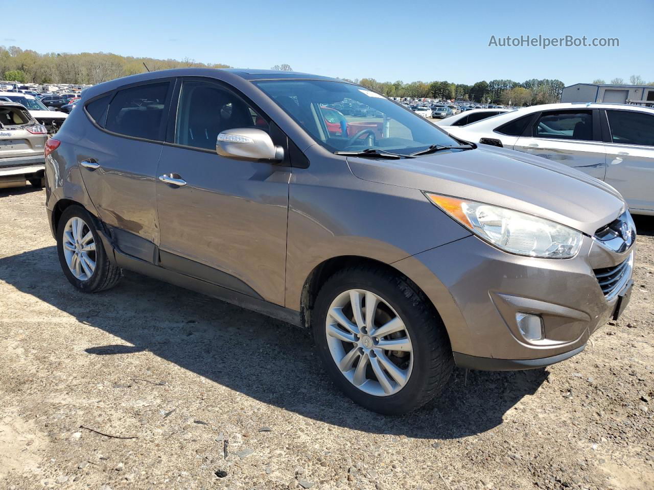 2013 Hyundai Tucson Gls Tan vin: KM8JU3AC2DU564911