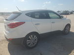 2013 Hyundai Tucson Gls White vin: KM8JU3AC2DU569042