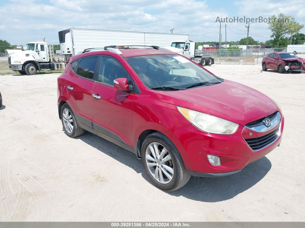 2013 Hyundai Tucson Limited Red vin: KM8JU3AC2DU607577