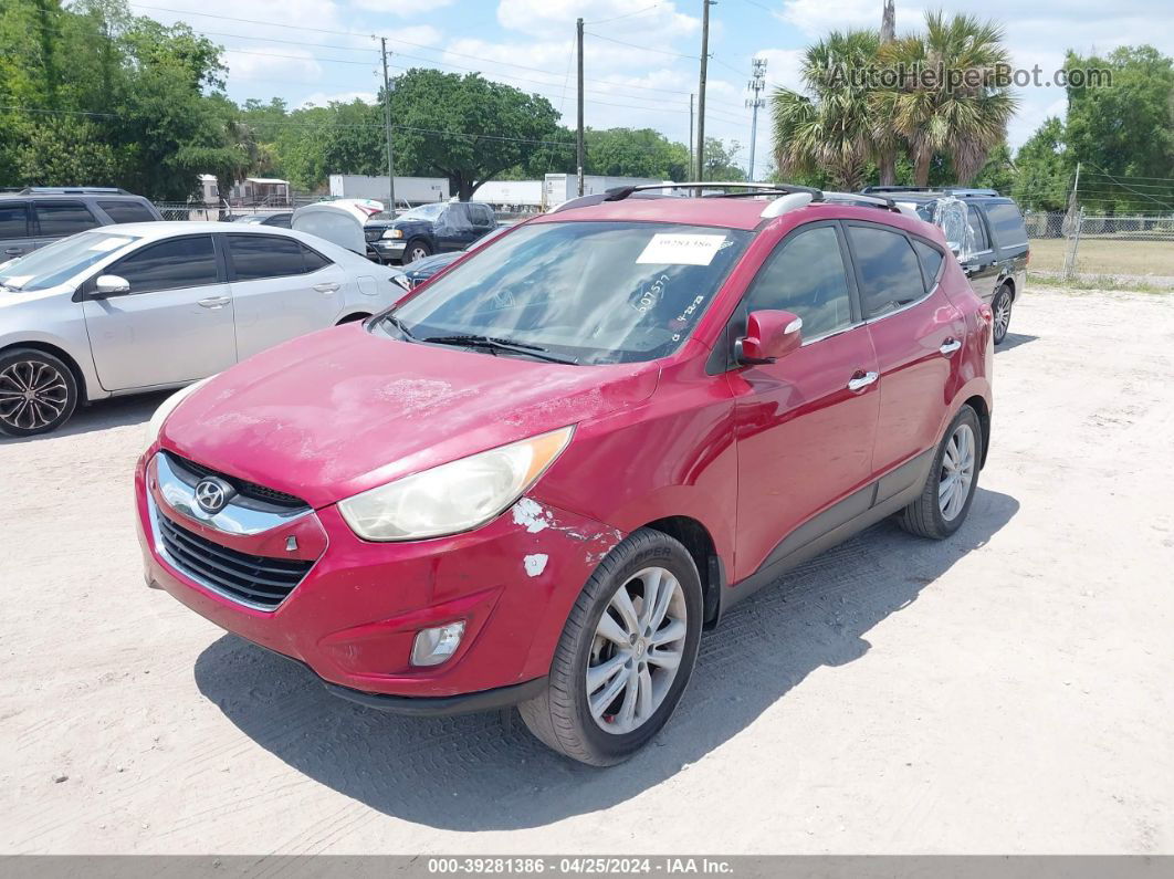 2013 Hyundai Tucson Limited Red vin: KM8JU3AC2DU607577