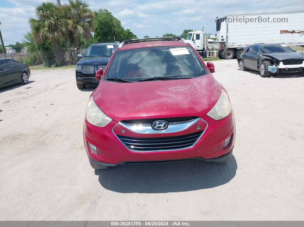 2013 Hyundai Tucson Limited Red vin: KM8JU3AC2DU607577