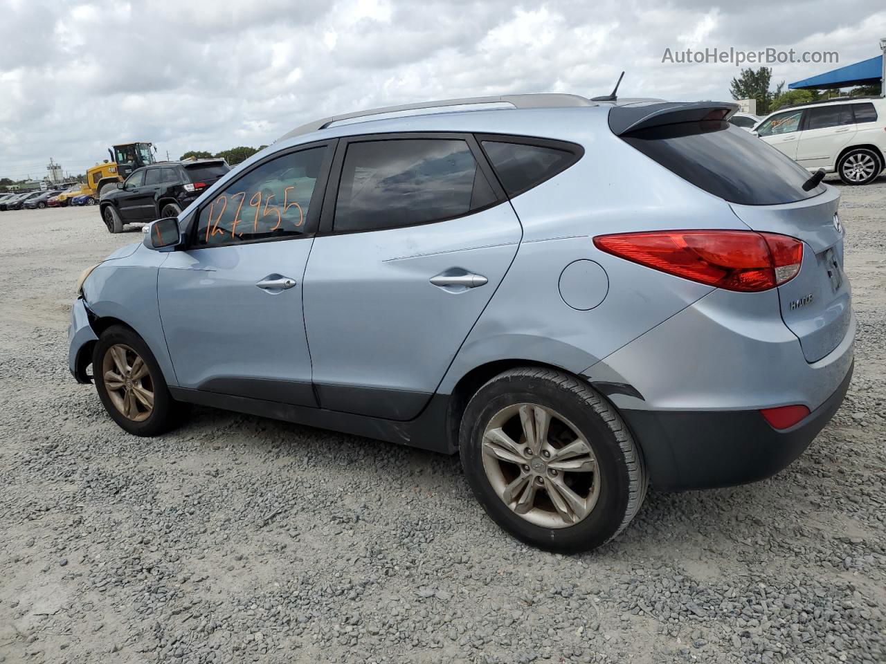 2013 Hyundai Tucson Gls Blue vin: KM8JU3AC2DU687379