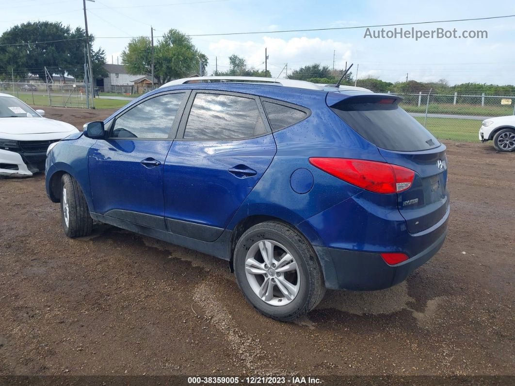 2013 Hyundai Tucson Gls Blue vin: KM8JU3AC2DU770830