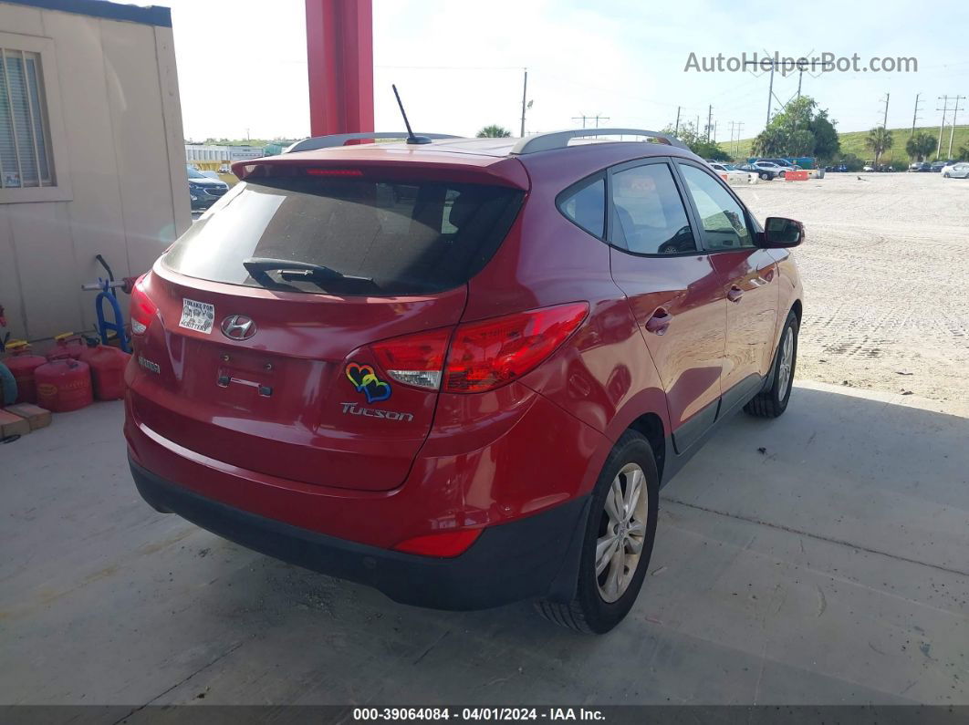 2013 Hyundai Tucson Gls Red vin: KM8JU3AC3DU566439