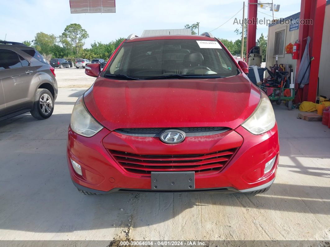 2013 Hyundai Tucson Gls Red vin: KM8JU3AC3DU566439