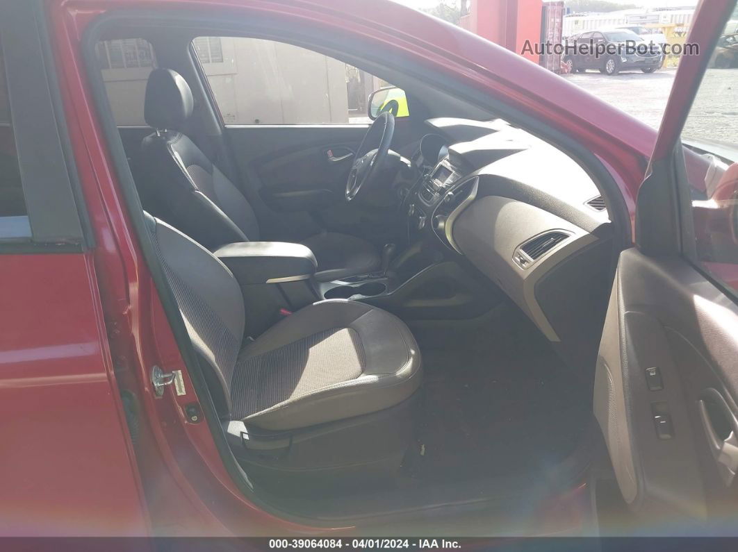 2013 Hyundai Tucson Gls Red vin: KM8JU3AC3DU566439