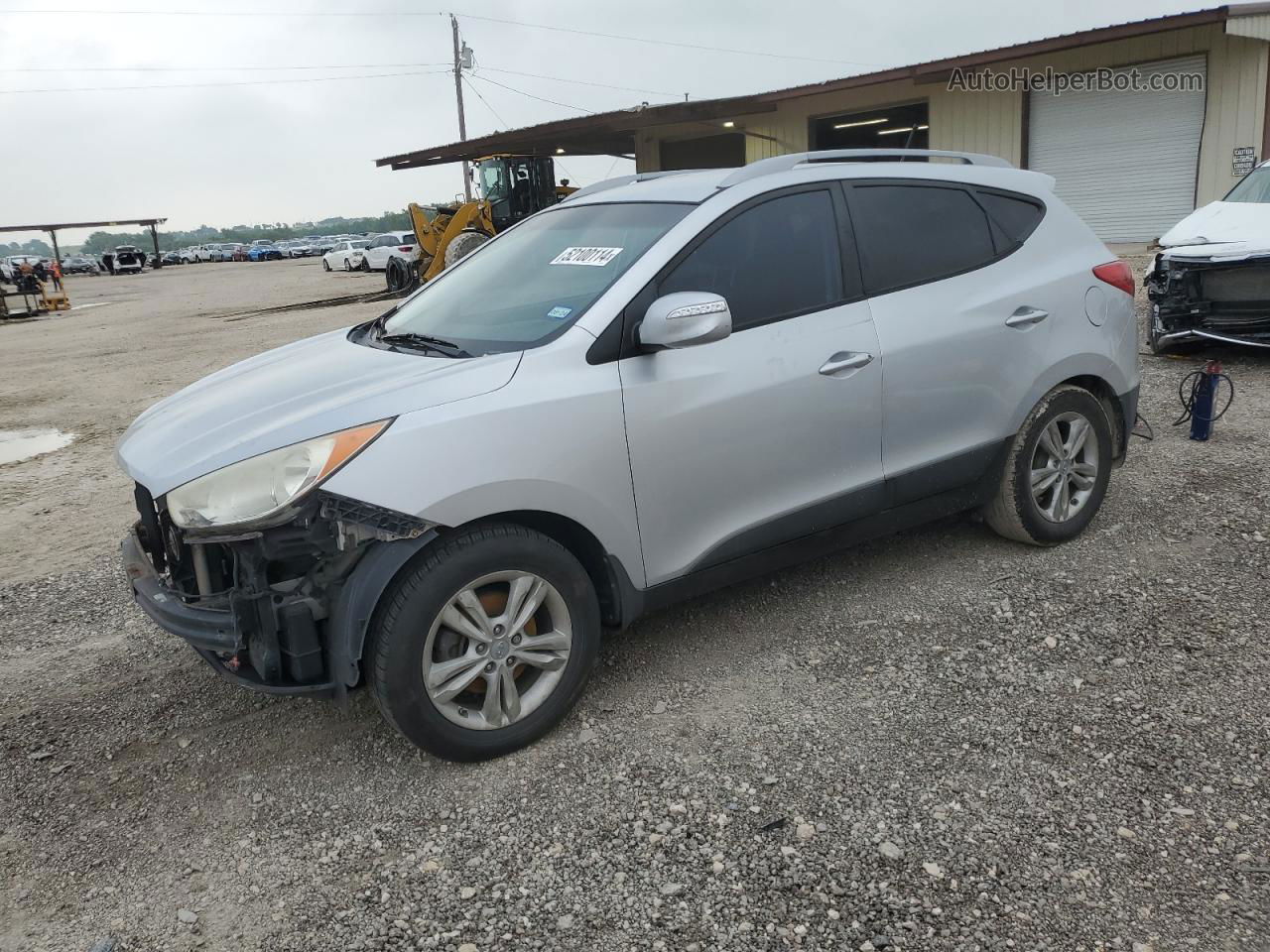 2013 Hyundai Tucson Gls Silver vin: KM8JU3AC3DU579384