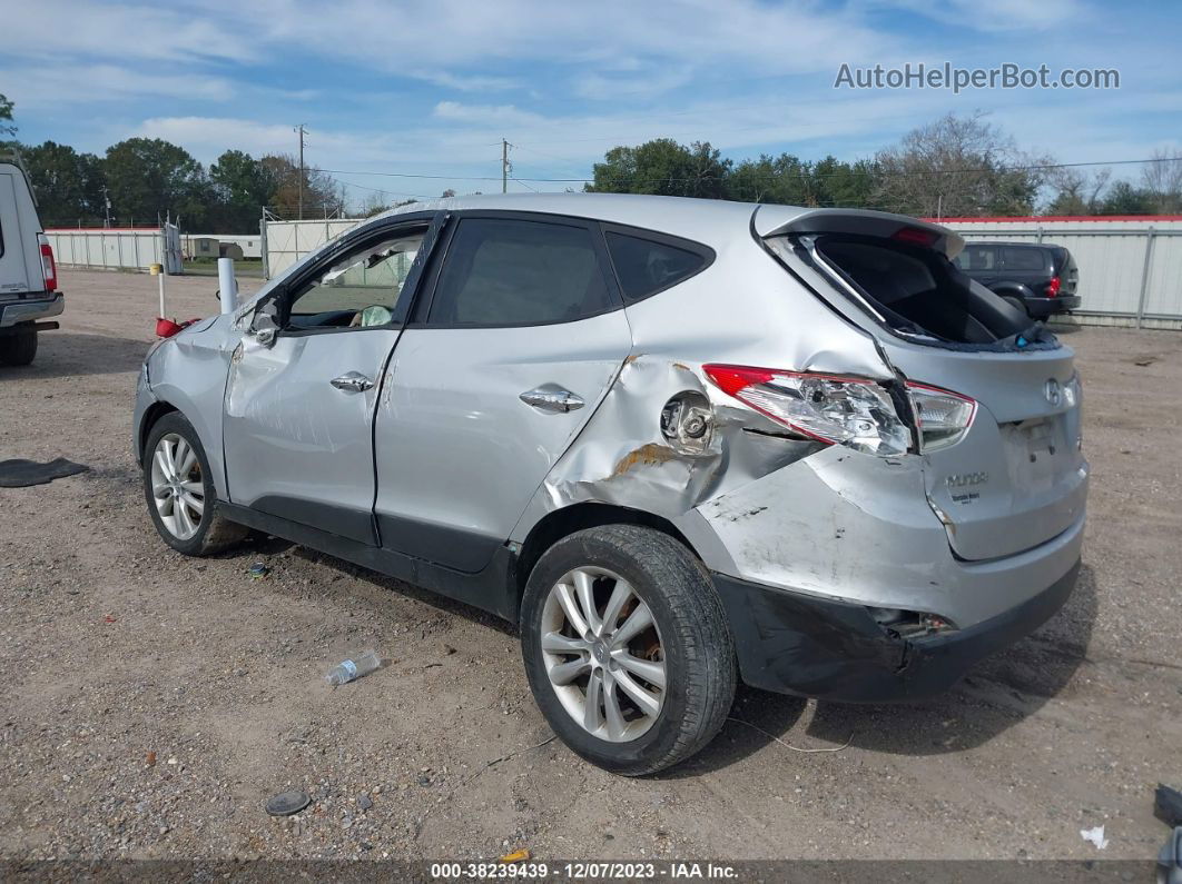 2013 Hyundai Tucson Limited Silver vin: KM8JU3AC3DU604185