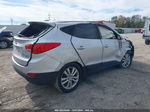 2013 Hyundai Tucson Limited Silver vin: KM8JU3AC3DU604185