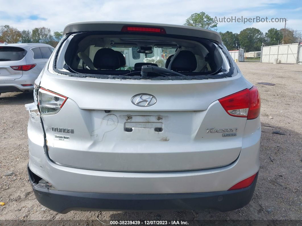 2013 Hyundai Tucson Limited Silver vin: KM8JU3AC3DU604185