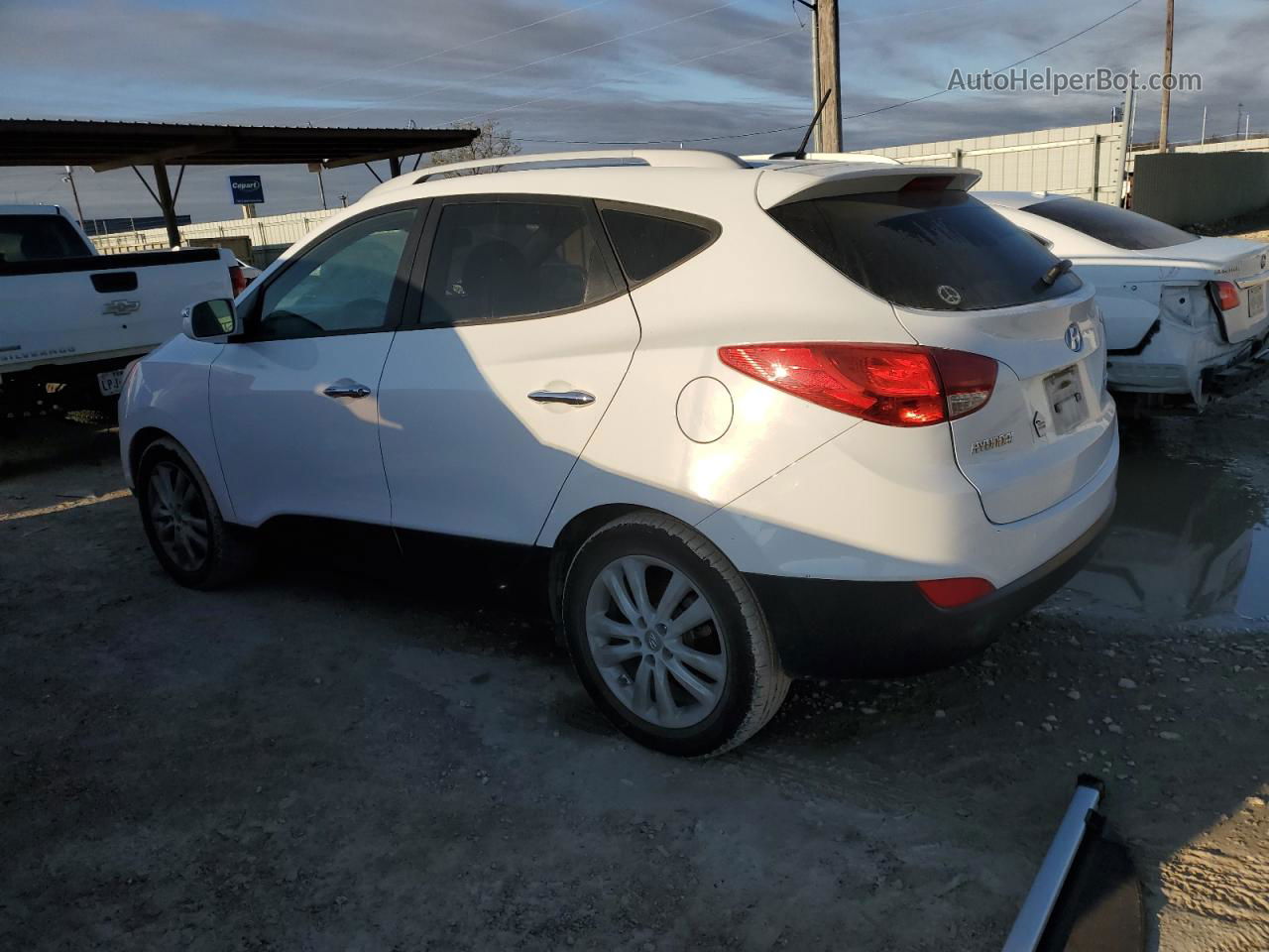 2022 Hyundai Tucson Gls White vin: KM8JU3AC3DU751896