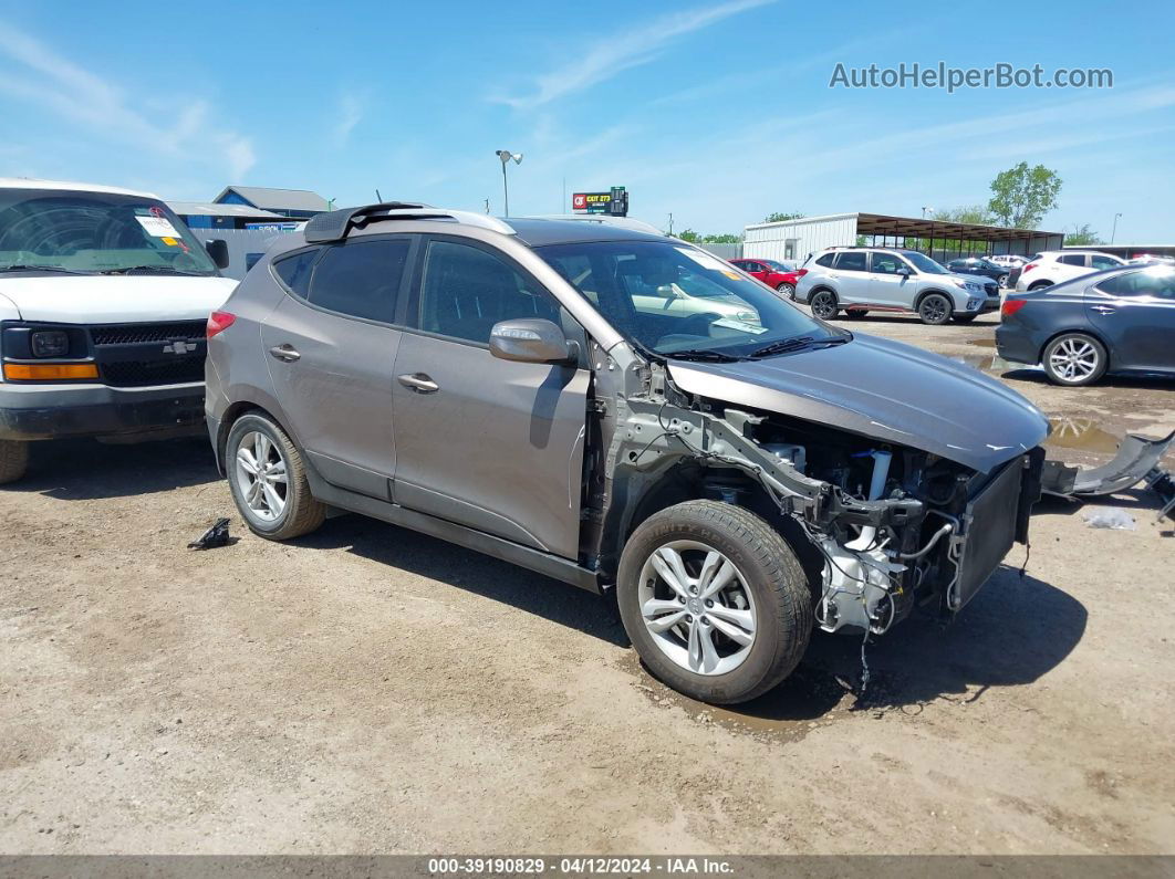 2013 Hyundai Tucson Gls Beige vin: KM8JU3AC4DU561332