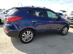 2013 Hyundai Tucson Gls Blue vin: KM8JU3AC4DU589356