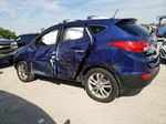 2013 Hyundai Tucson Gls Blue vin: KM8JU3AC4DU589356