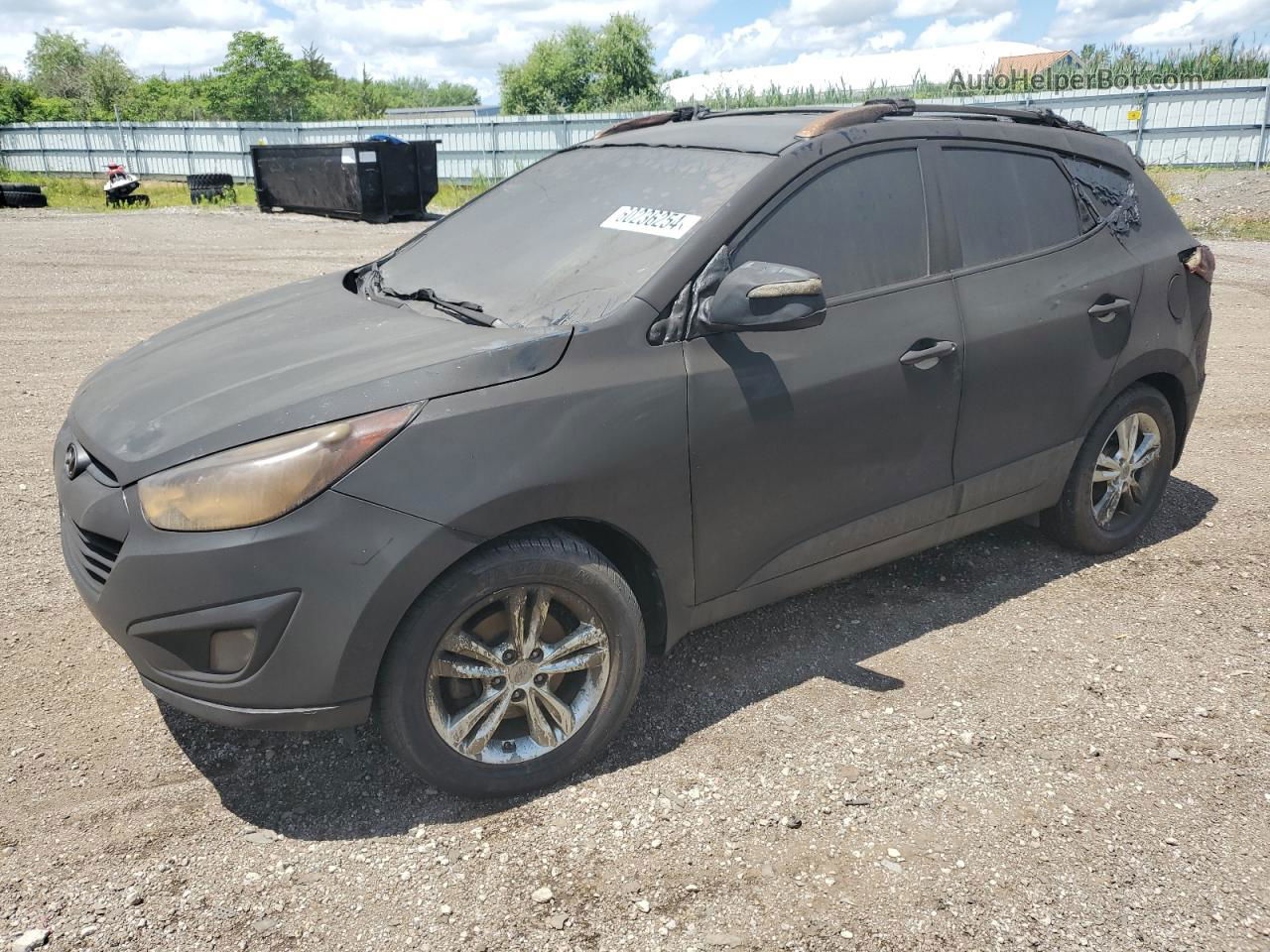 2013 Hyundai Tucson Gls Black vin: KM8JU3AC4DU671751