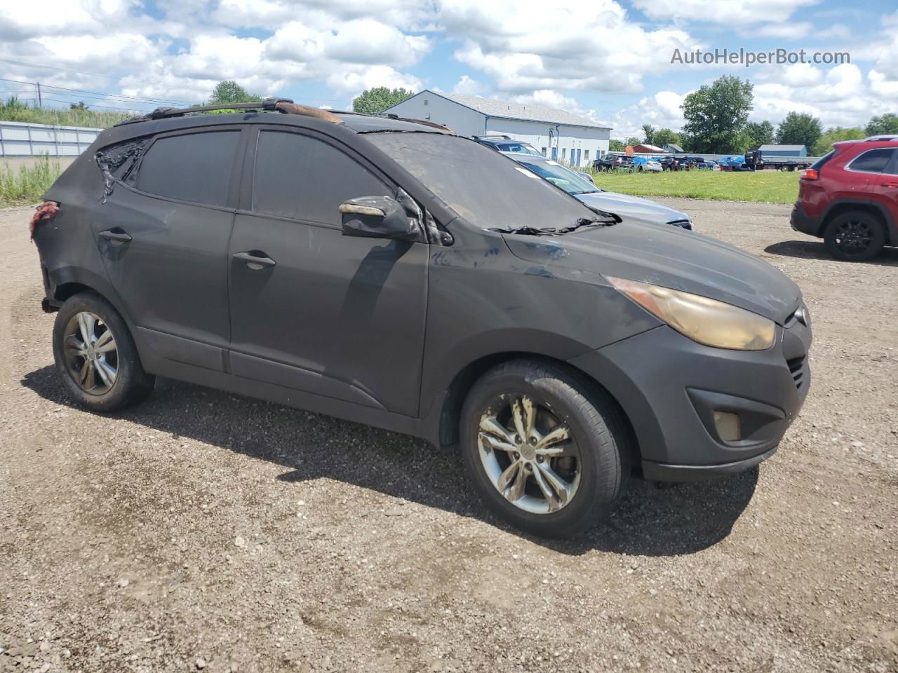 2013 Hyundai Tucson Gls Black vin: KM8JU3AC4DU671751