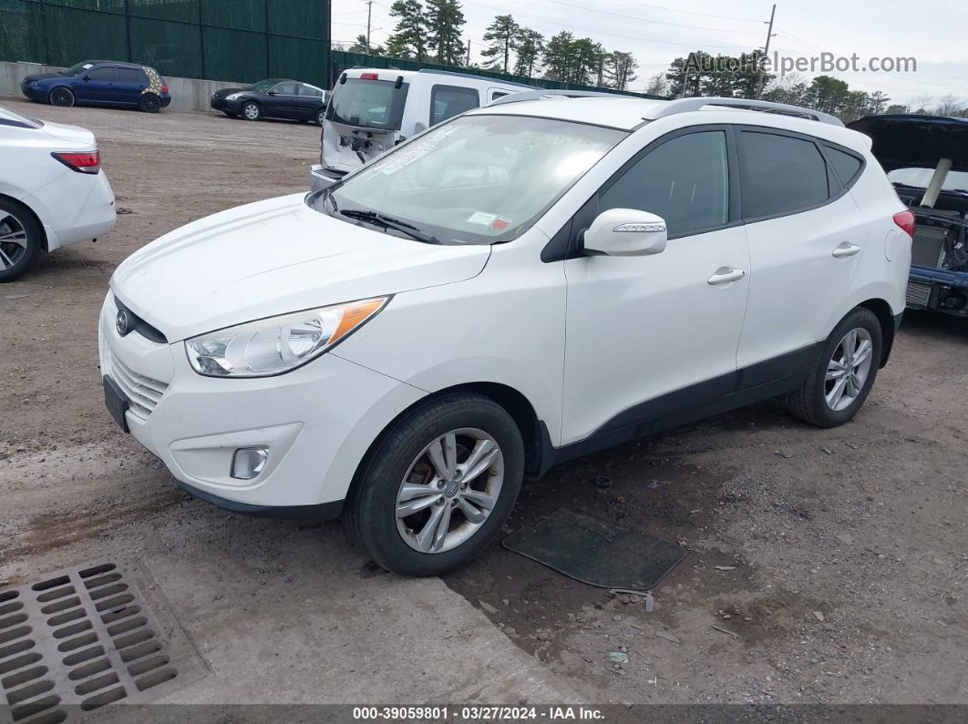 2013 Hyundai Tucson Gls Белый vin: KM8JU3AC4DU722469