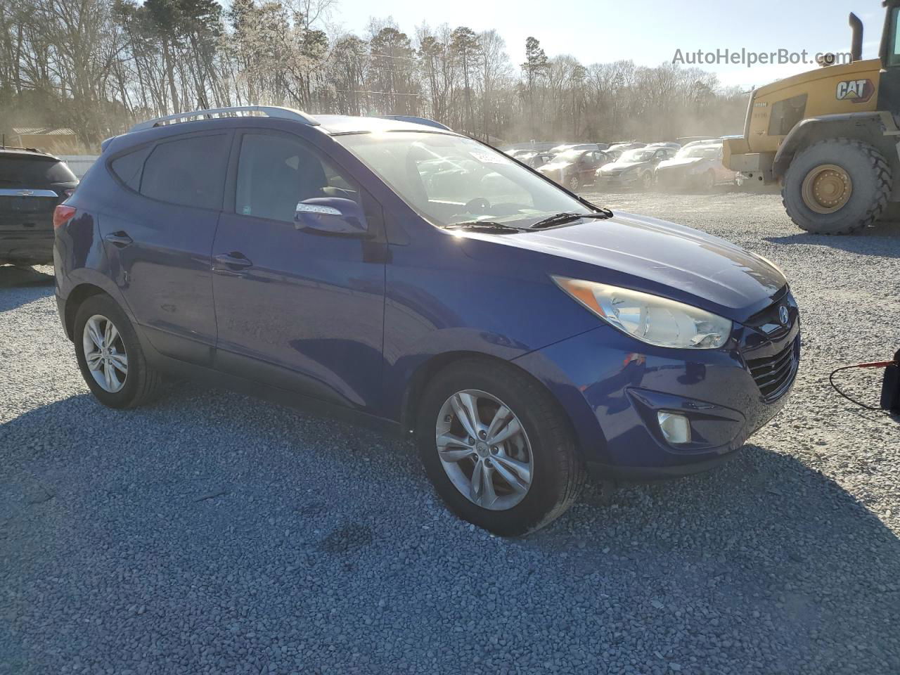 2013 Hyundai Tucson Gls Синий vin: KM8JU3AC5DU549755