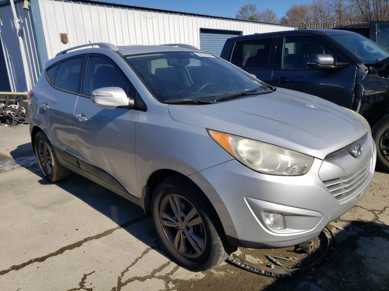 2013 Hyundai Tucson Gls Silver vin: KM8JU3AC5DU562053