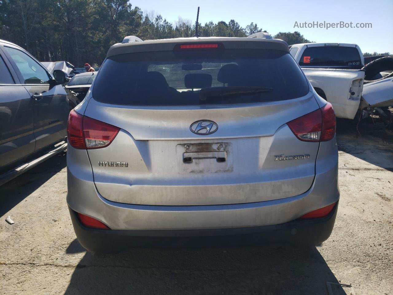 2013 Hyundai Tucson Gls Silver vin: KM8JU3AC5DU562053