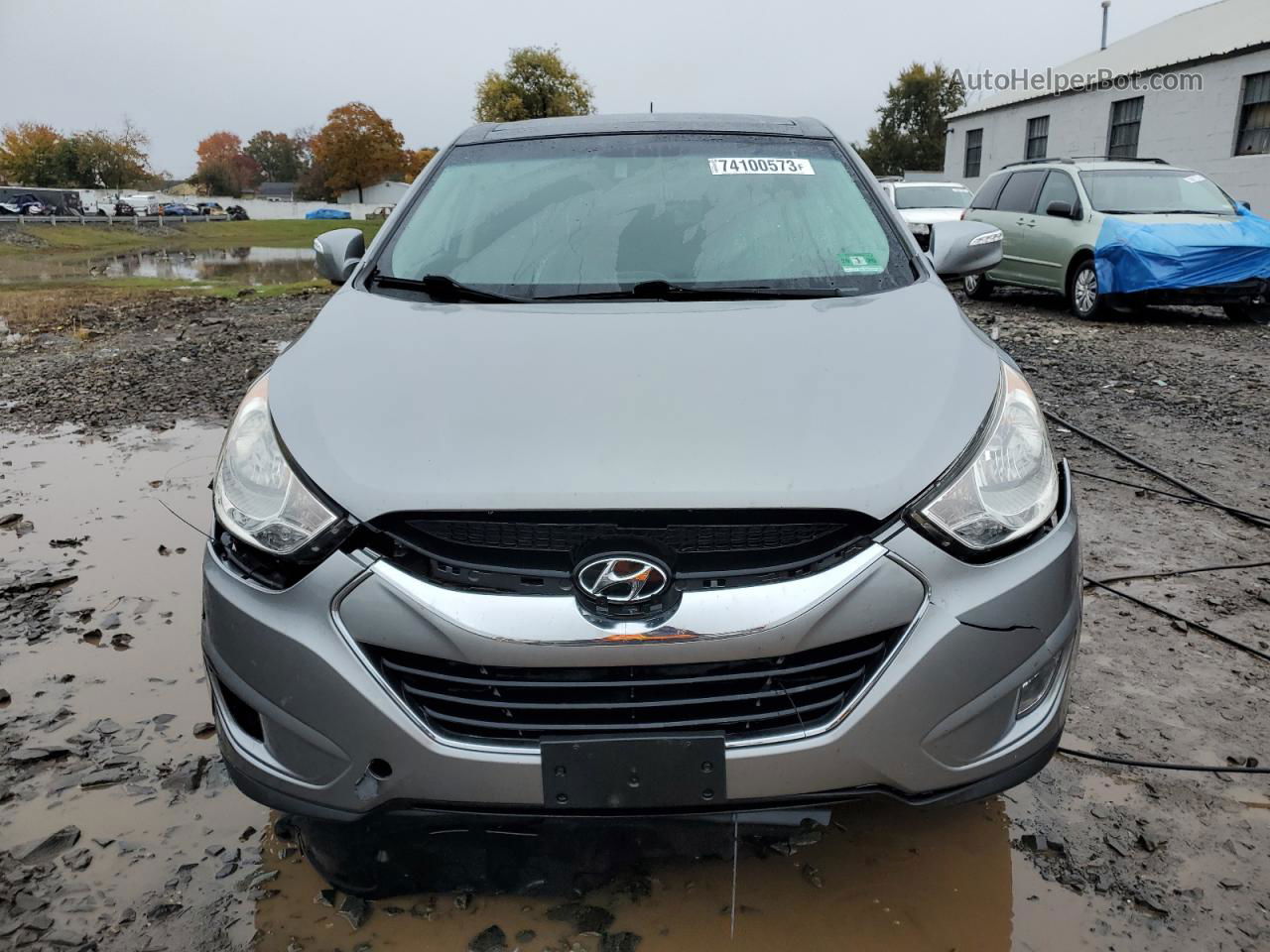 2013 Hyundai Tucson Gls Gray vin: KM8JU3AC5DU660306