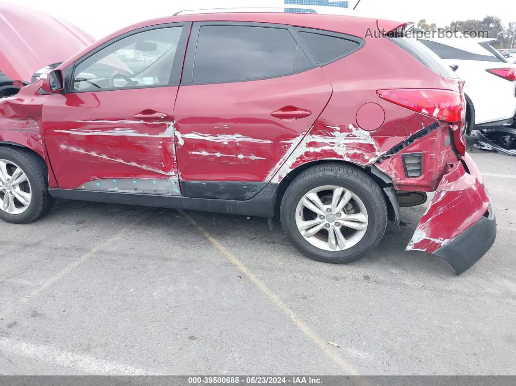 2013 Hyundai Tucson Gls Red vin: KM8JU3AC5DU744092