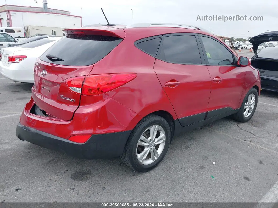 2013 Hyundai Tucson Gls Red vin: KM8JU3AC5DU744092