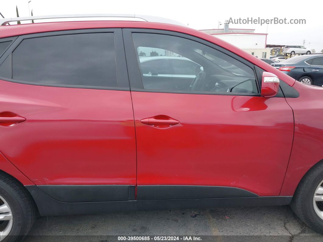 2013 Hyundai Tucson Gls Red vin: KM8JU3AC5DU744092