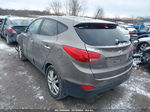 2013 Hyundai Tucson Limited Gray vin: KM8JU3AC6DU550686