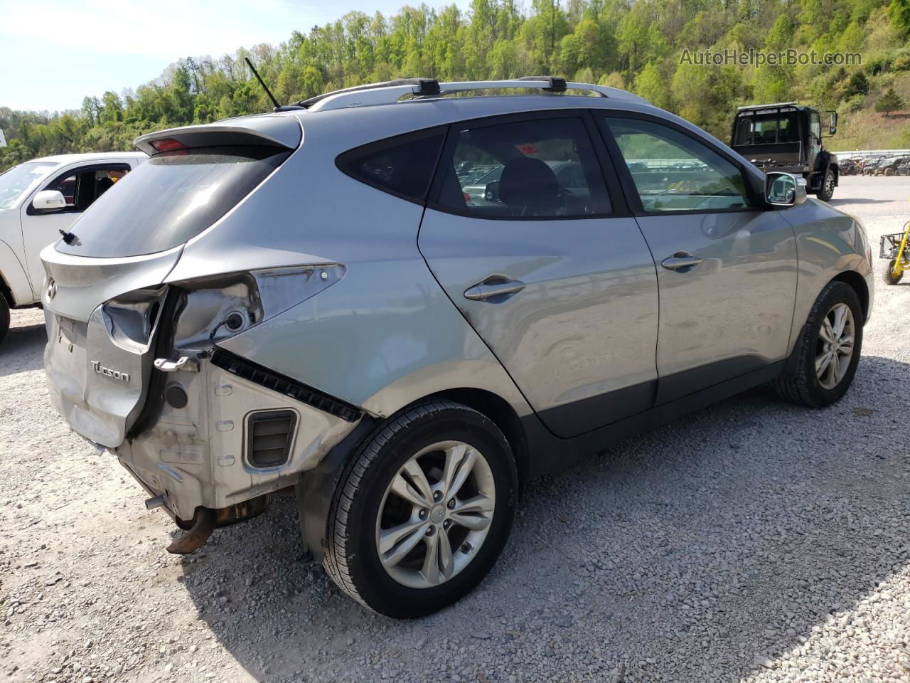 2013 Hyundai Tucson Gls Silver vin: KM8JU3AC6DU667121