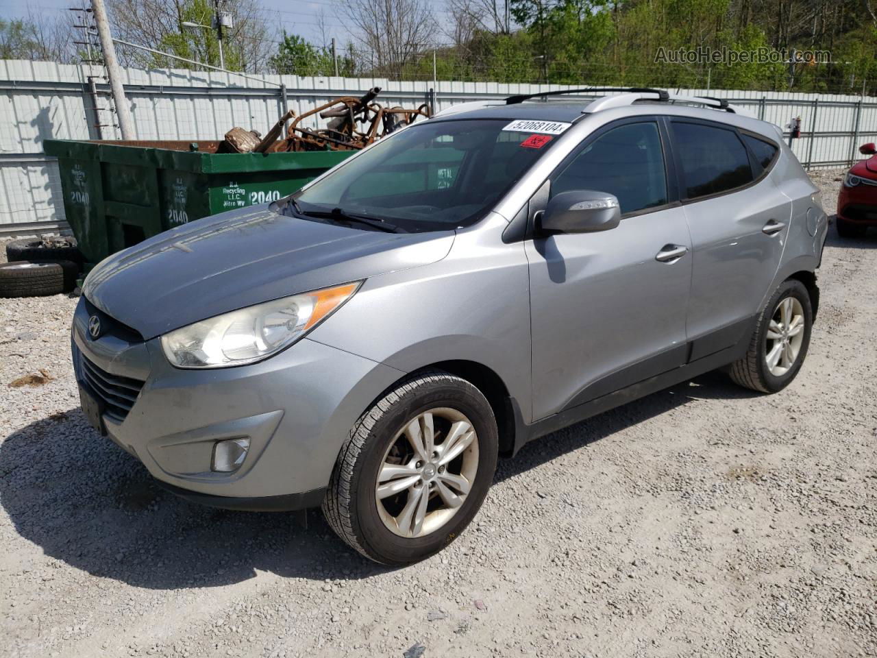 2013 Hyundai Tucson Gls Silver vin: KM8JU3AC6DU667121