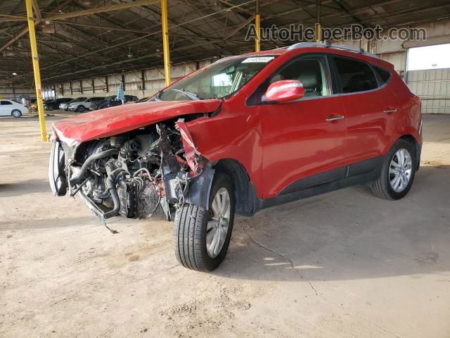 2013 Hyundai Tucson Gls Red vin: KM8JU3AC6DU672271