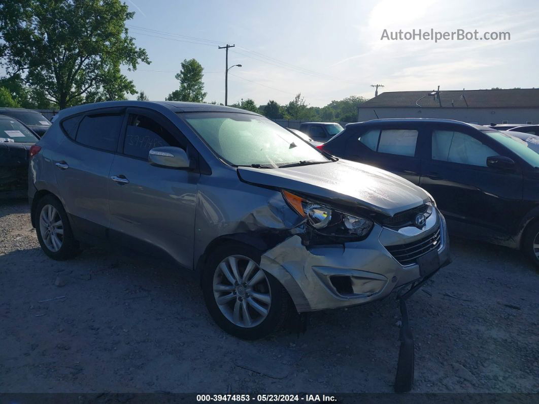 2013 Hyundai Tucson Limited Blue vin: KM8JU3AC6DU782821