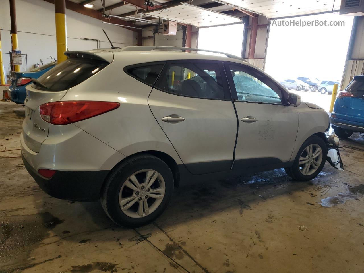 2013 Hyundai Tucson Gls Silver vin: KM8JU3AC7DU550986