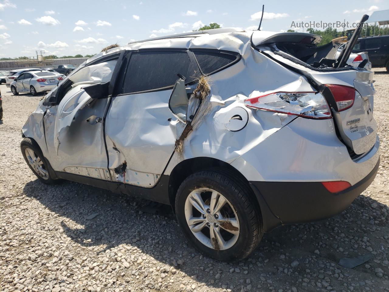 2013 Hyundai Tucson Gls Silver vin: KM8JU3AC7DU558568