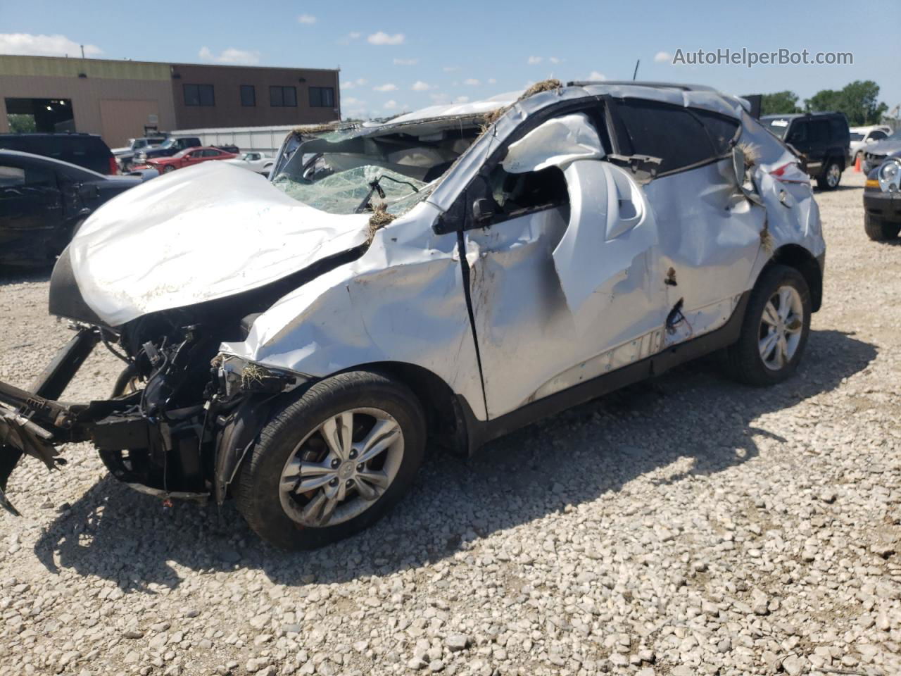 2013 Hyundai Tucson Gls Silver vin: KM8JU3AC7DU558568