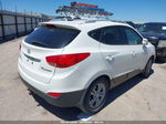 2013 Hyundai Tucson Gls White vin: KM8JU3AC7DU592672