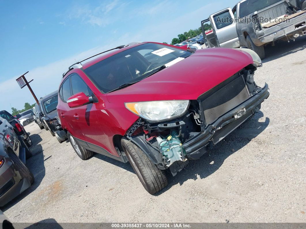 2013 Hyundai Tucson Gls Red vin: KM8JU3AC7DU655804