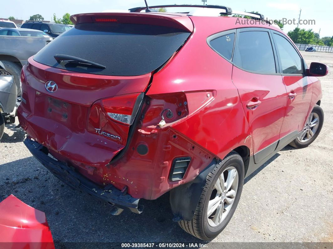 2013 Hyundai Tucson Gls Red vin: KM8JU3AC7DU655804