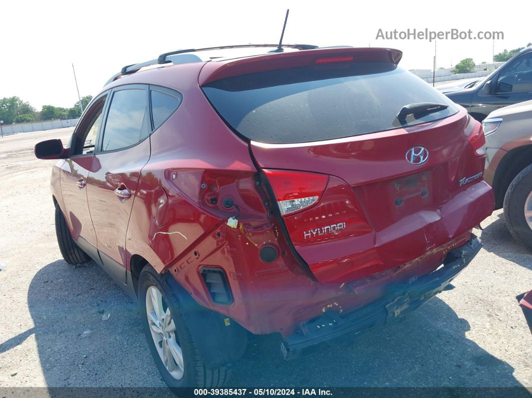 2013 Hyundai Tucson Gls Red vin: KM8JU3AC7DU655804