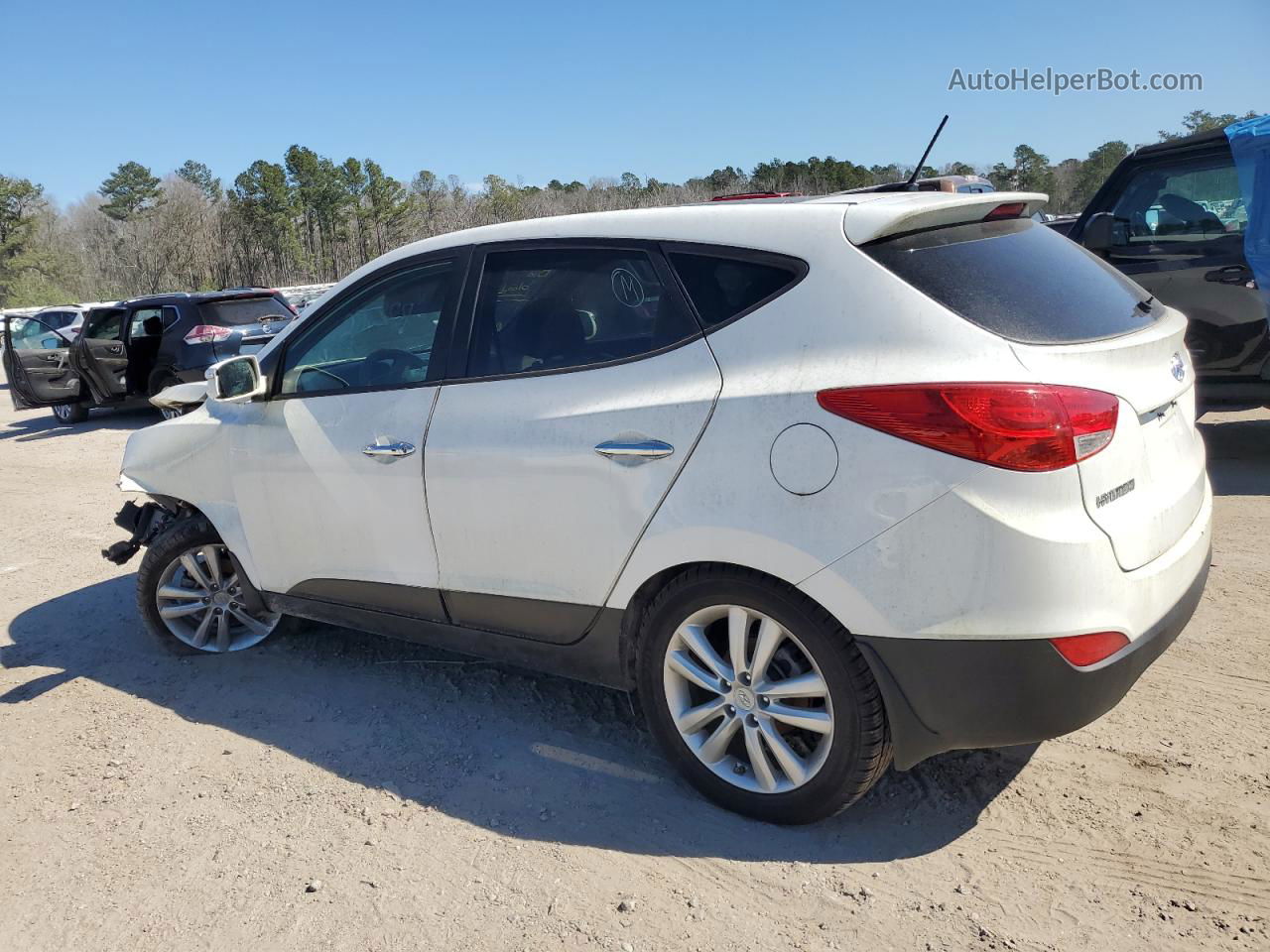 2013 Hyundai Tucson Gls Белый vin: KM8JU3AC7DU709683