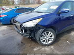 2013 Hyundai Tucson Limited Blue vin: KM8JU3AC8DU595824