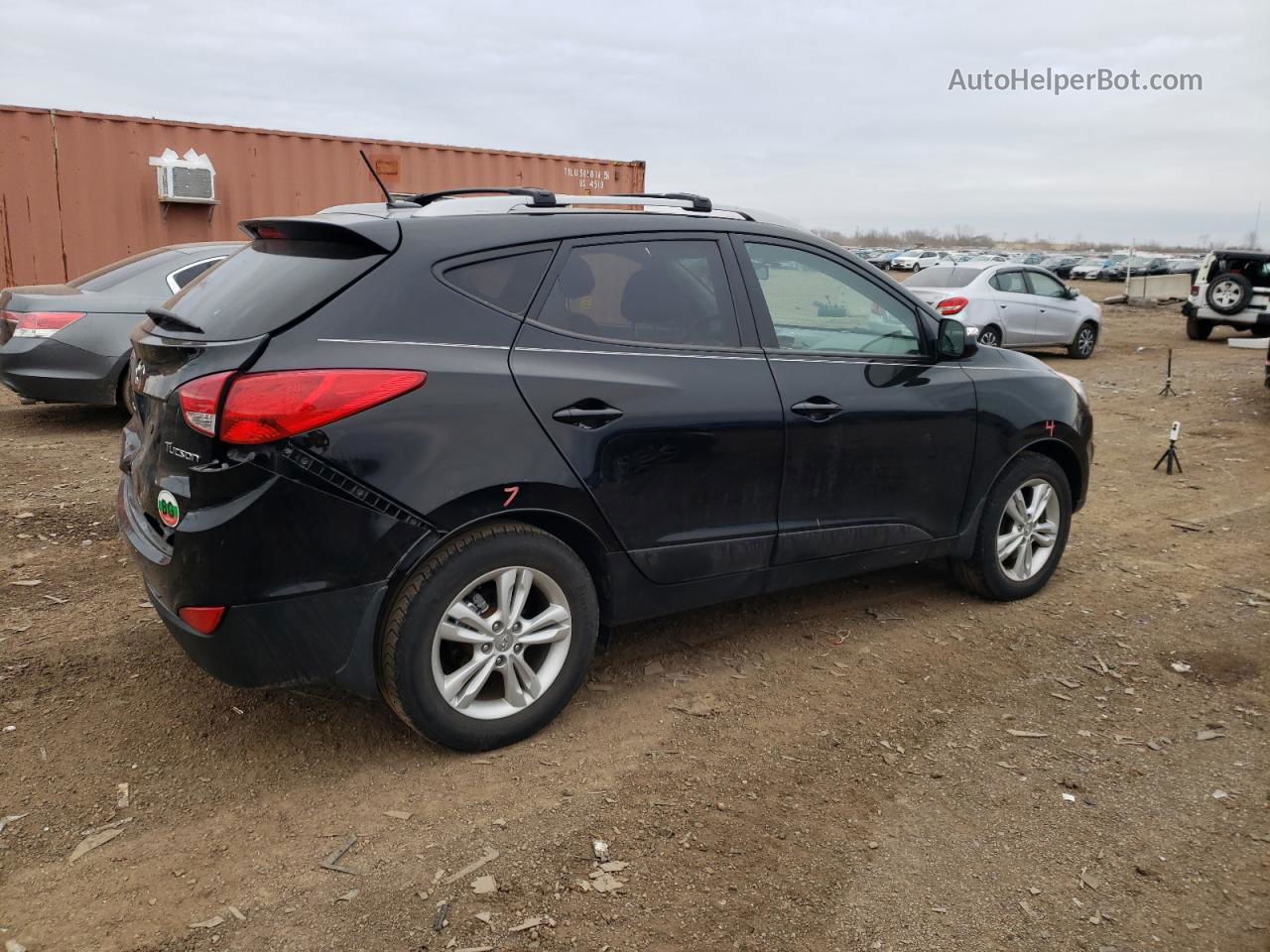 2013 Hyundai Tucson Gls Black vin: KM8JU3AC8DU698886