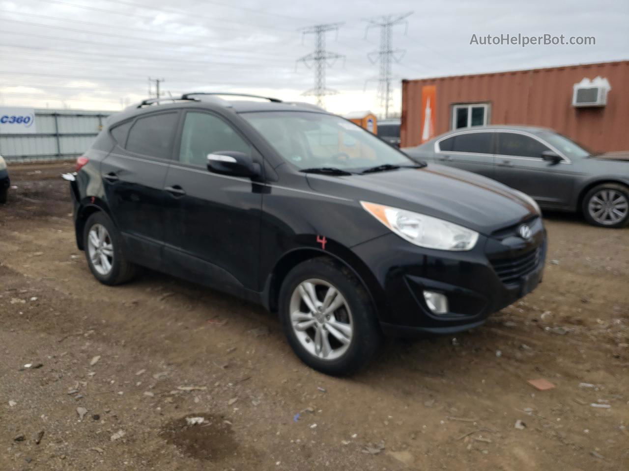 2013 Hyundai Tucson Gls Черный vin: KM8JU3AC8DU698886