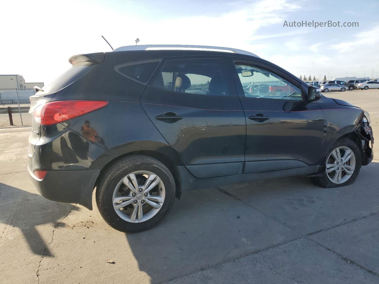 2013 Hyundai Tucson Gls Black vin: KM8JU3AC8DU714035