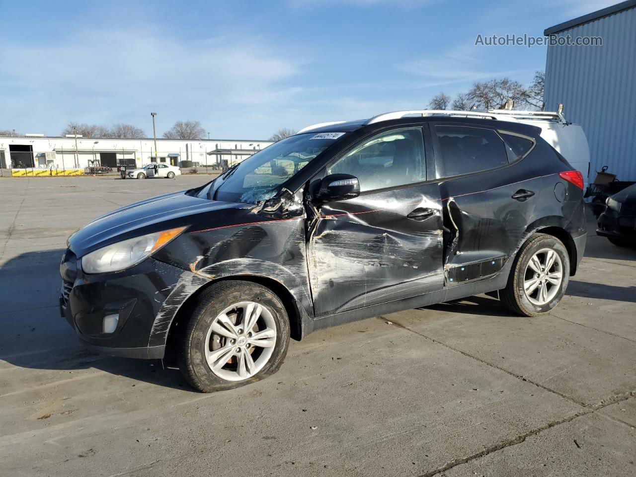 2013 Hyundai Tucson Gls Black vin: KM8JU3AC8DU714035