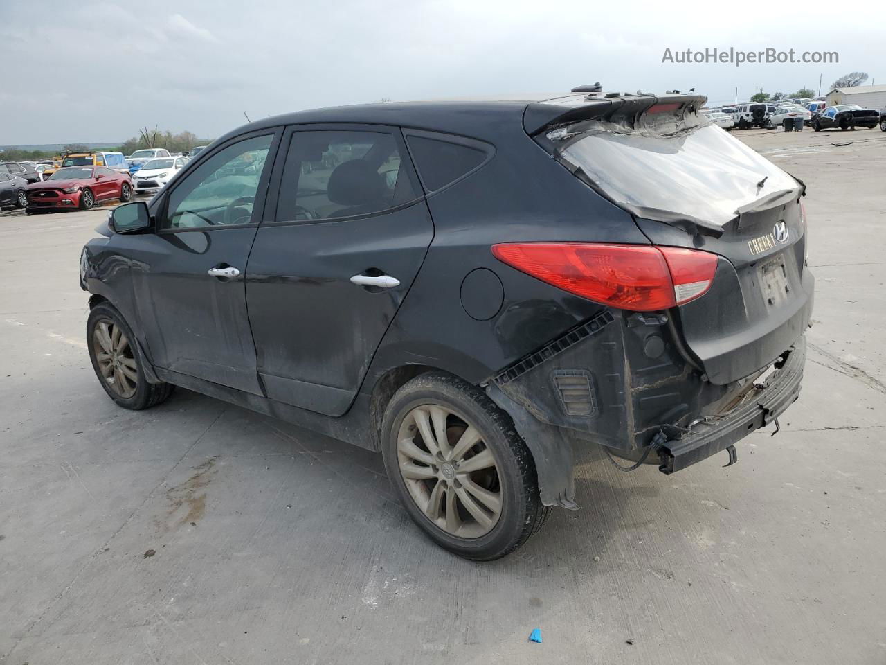 2013 Hyundai Tucson Gls Black vin: KM8JU3AC9DU554649